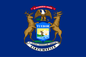 Michigan Insurance Guide - State Flag