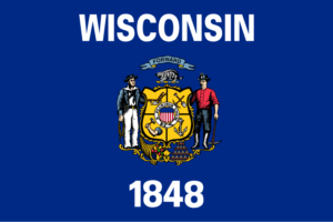 Wisconsin Insurance Guide - State Flag